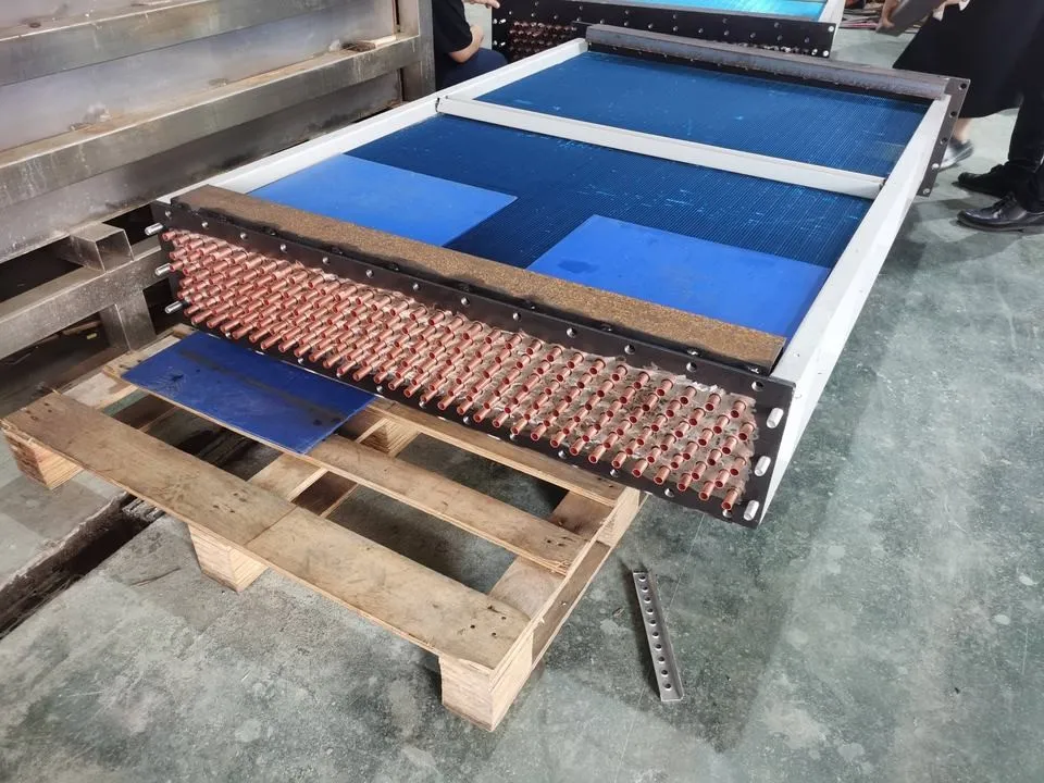 Welding Technology Air Cooler Heat Exchanger Copper Tube For Vietnam Power Station Cooling Water Use suppliers