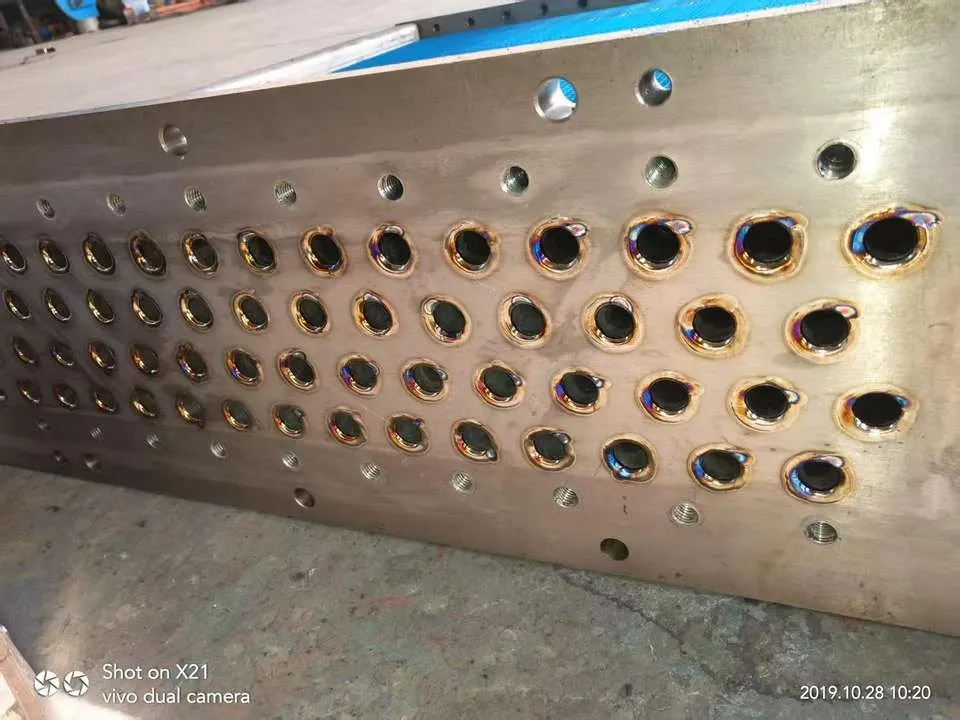 Welding Technology Air Cooler Heat Exchanger Copper Tube For Vietnam Power Station Cooling Water Use high quality